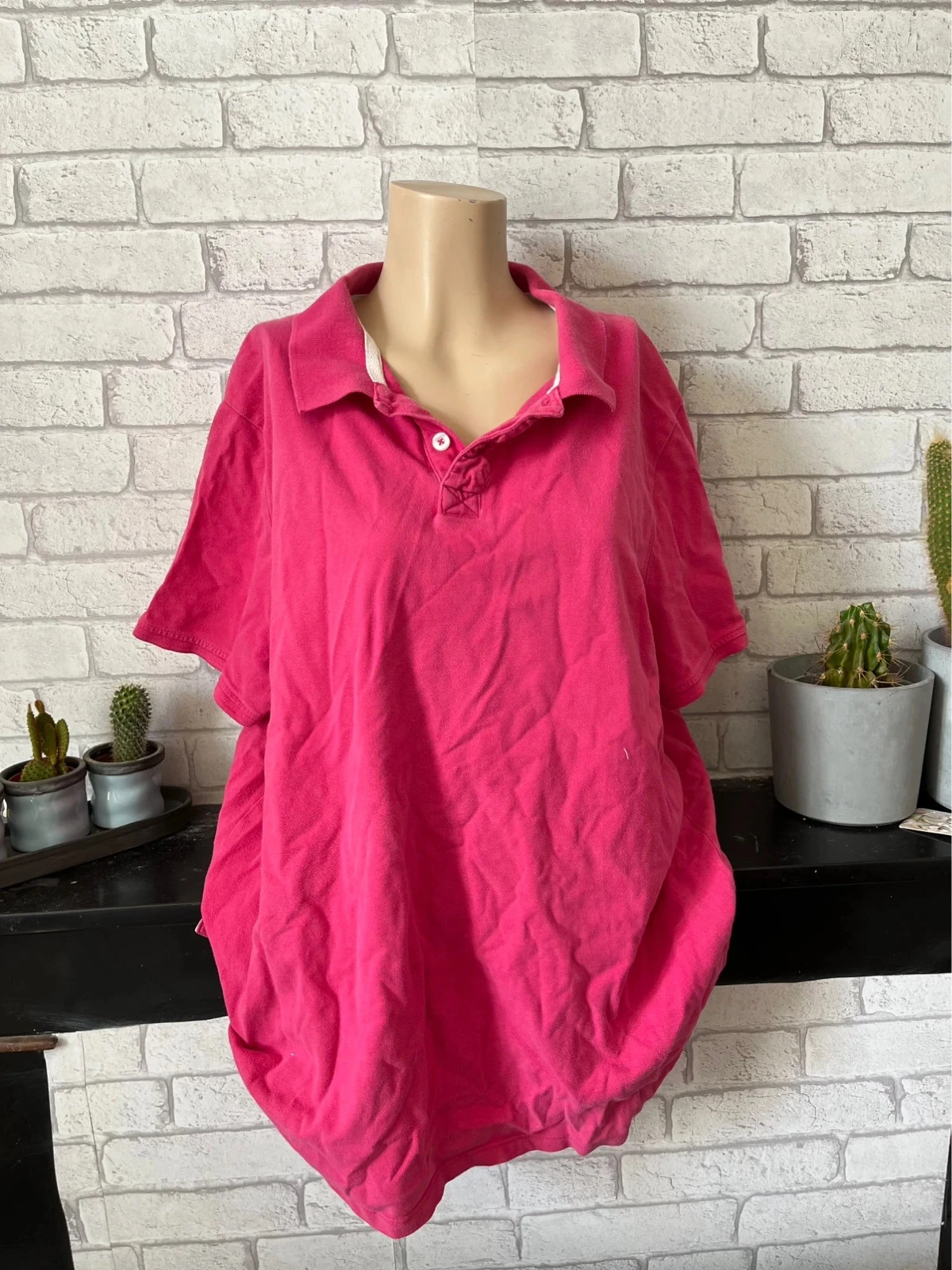 Polo rose fuchsia – Taille 44 – Marque OWK